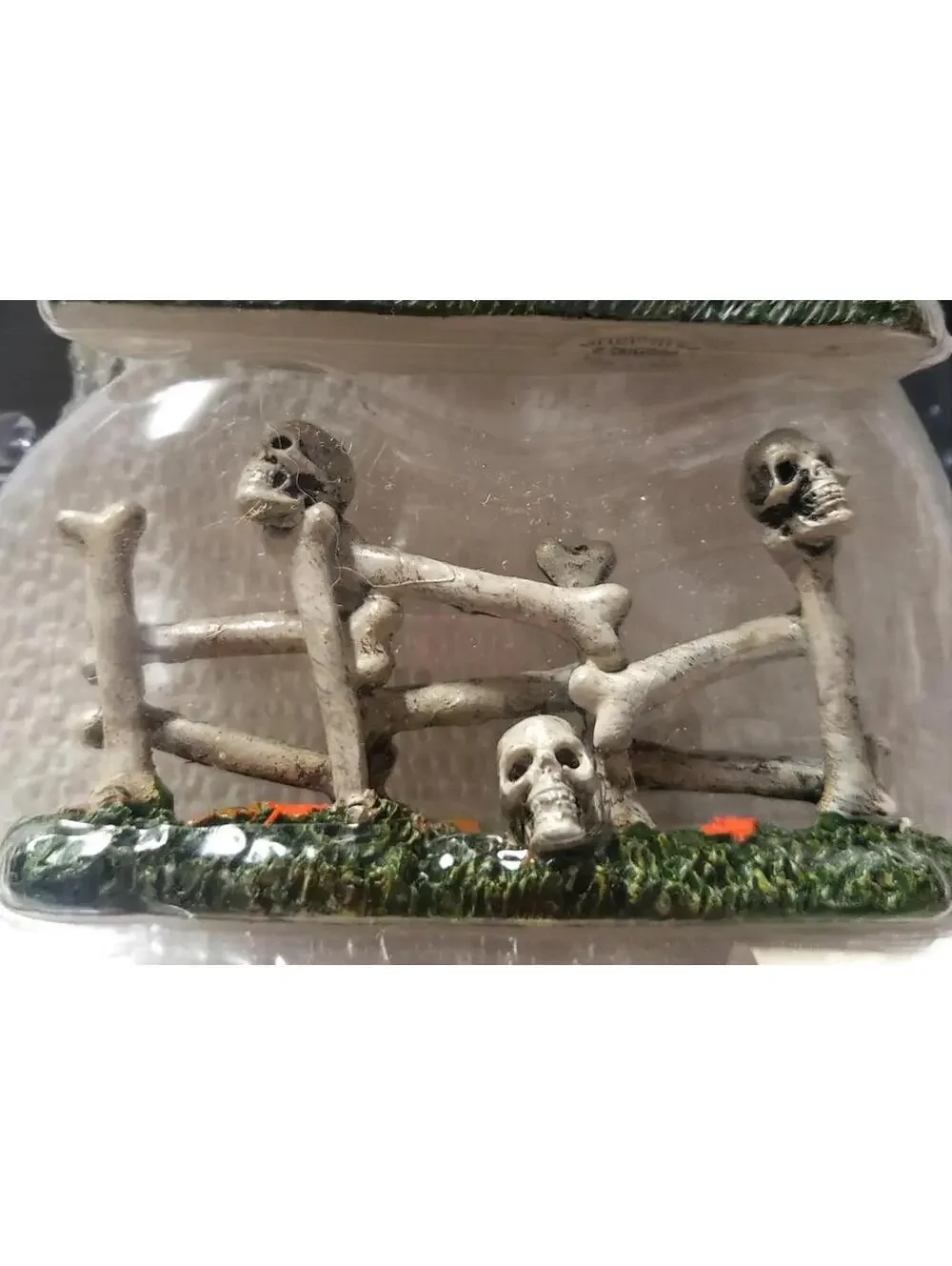 Lemax #54334 Spooky Town Bone Mini Fence Set of 3 (1 PK) Halloween Decor